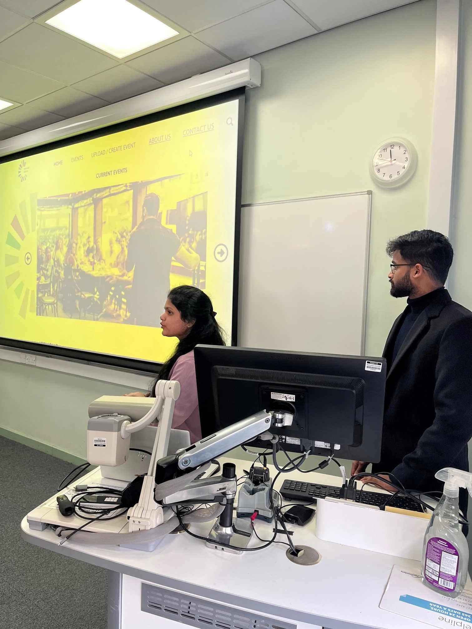 Online Events Notice Board